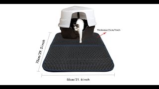 Silent Review: Kimfoxes Cat Litter Mat Blackhole Kitty Litter Trapper