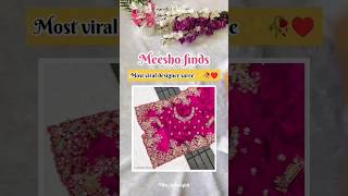 Meesho most viral saree hall🥀✨🪞#unboxing #fashion #youtube  #sareecollection#meeshofinds #shortvideo