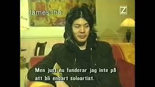 JAMES IHA - interview in "ZTV Nytt" (ZTV) - 23 February 1998 - Smashing Pumpkins