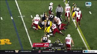 #Nebraska at Iowa 2022 Clips 3Q 11:57