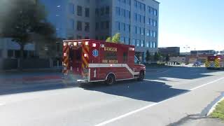 Bangor Maine Fire Department E1 R1 Response