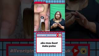 Cobain Bikin Kuku Palsu Sendiri | LuLu Clips #dubbingngakak