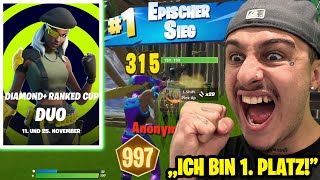 Ich GEWINNE mein 1. TURNIER 🏆😱 (Diamond+ Ranked Duo Cup) OG Fortnite