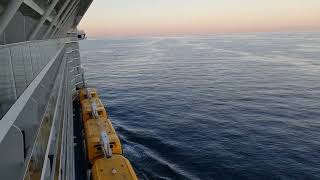 Anthem of the Seas  cruising up the English Channel