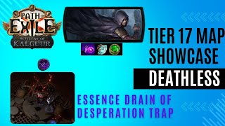 [PoE 3.25] T17 Fortress Map Super Easy with Essence Drain of Desperation Trap Trickster