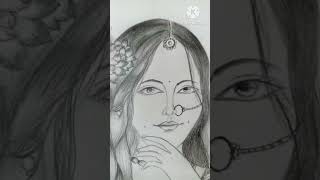 Radha Krishna sketch 💗 | My Magic Art and Crafts | Shorts |