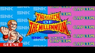 [NGPC] SNK vs. Capcom: The Match of the Millennium (1999) - Tourney - Geese Playthrough