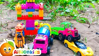 All toys parking + more  | Aillion Kids Nursery Rhymes & Kids Songs