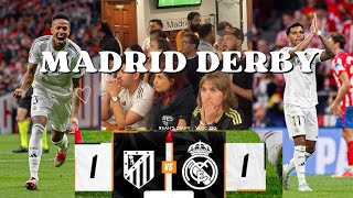 MADRID DERBY (1:1) Fan Reactions from NYC peña.