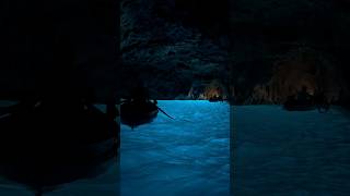 Blue Grotto: Capri's Hidden Gem 🇮🇹 #italy #italia #capri #bluegrotto #travel #shorts