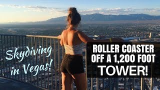 TRAVEL MONTAGE - Las Vegas - Skydiving! Cirque du Soleil "O"! Tony Robbins! | Charlotte Kingston