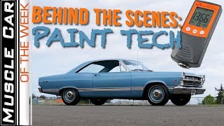 Behind The Scenes Paint Tech Muscle Car Of The Week Video Episode 311