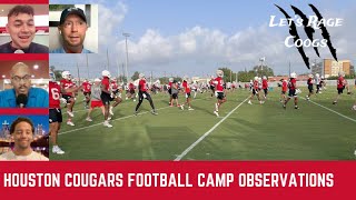 How has Houston Cougars football looked during camp?