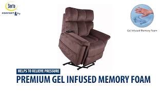 Serta Horizon Heavy Duty 3 Position Lift Chair Recliner