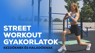 Street workout gyakorlatok Oczella Krisztivel és Nagy Dórival | BioTechUSA