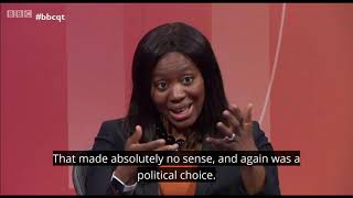 Miatta Fahnbulleh on tax on BBC Question Time