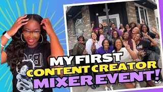 My First Ever Content Creator Mixer Event!! Plus my trip work trip to VA!