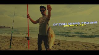 "Cinematic Fishing" with Seabait Worms for Whatever Bites! #bassfishing