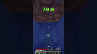 How To Escape Minecraft Traps At Different Ages😎はいよろこんで #minecraft #shorts