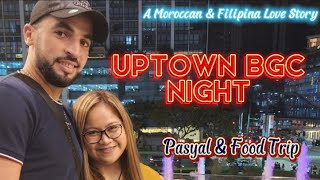 UPTOWN BGC, Randy's Donuts, Night Walk Food Trip | Moroccan Pinay | Philippines - Howbi Vlogs Ep. 21