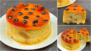 পাউরুটি আর ডিম দিয়ে চুলায় তৈরি পুডিং | Bread Pudding Recipe | Caramel Pudding Recipe Without Oven