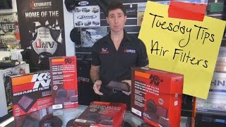 Tuesdays Tips - K&N filters