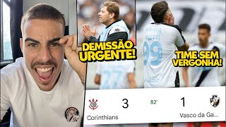 TIME DE FROUXO! I PÓS JOGO DE VASCO 1 X 3 CORINTHIANS