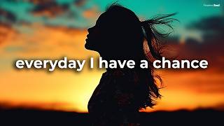 This song is a beautiful REMINDER! ❤️ "EVERY DAY I have a chance to be there for SOMEONE ELSE"