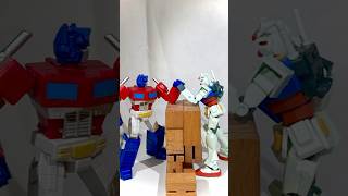 Transformers vs Gundam #stopmotion#transformers#gundam#comedy#funny