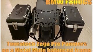 Touratech Zega Pro Panniers on Metal Mule Frame - BMW F800GS