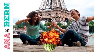 RETO DE LA SANDIA en PARIS / Ana y Bern