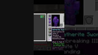 How I organize my inventory for beacon minning | Minecraft Survival Guide #Shorts