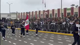 Perú. Desfile 33 promoción Colegio Militar Prado reencuentro 31ago2024