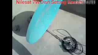 Nilesat 7W Dish setting karachi