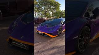 Lamborghini Huracan Purple STO #shorts #lamborghini #monaco #luxurycars