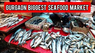 Biggest sea food market in gurgaon | Fish market in gurgaon