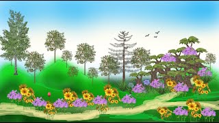 Drawing a Scenery in Microsoft Paint--3D