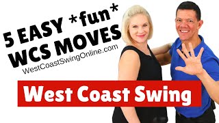 5 Easy West Coast Swing Dance Steps for Beginners (that anyone can follow)