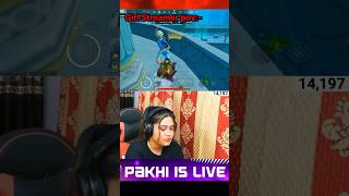 Girl streamer ​⁠ vs me 🌚🔥 @pakhiislive24 ! #shorts #bgmi