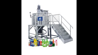 1T mixing tank produce shampoo ，liquid soap ，liquid detergent ， dish washing  liquid product