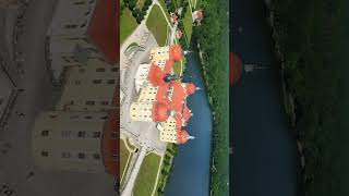 Drone view of Moritzburg Castle