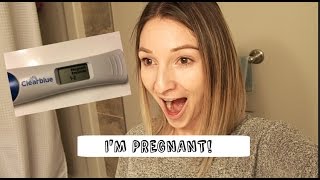 SURPRISE BFP REACTION & TELLING MY HUSBAND I'M PREGNANT!!