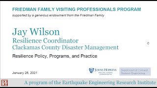 2021 FFVP Program - Jay Wilson's lecture hosted by Johns Hopkins University