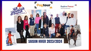 Présentation aux agents de voyages de la saison hiver 2023-2024 (France Montagnes et Atout France)