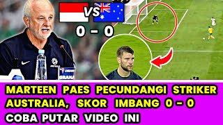 🔴Hasil Pertandingan Indonesia VS Australia Skor 0 - 0 | Aksi Marteen Paes Viral ✅