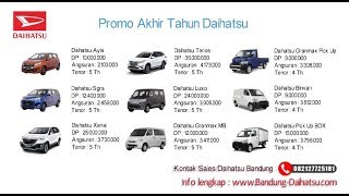 Promo Daihatsu Akhir Tahun - Daihatsu Bandung | 082127725181