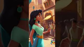 🌟🕌  Princess Jasmine's Secret Journey🌴 👑 🎧 #shorts story