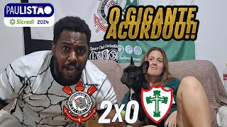 React Reações Corinthians x Portuguesa