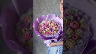 Букет цветов из шоколада #florist #шоколадручнойработы #фудфлористика #съедобныебукеты #вау #вкусно