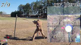 Shooting off of a strap at the Quantico PRS/MARS rimfire match